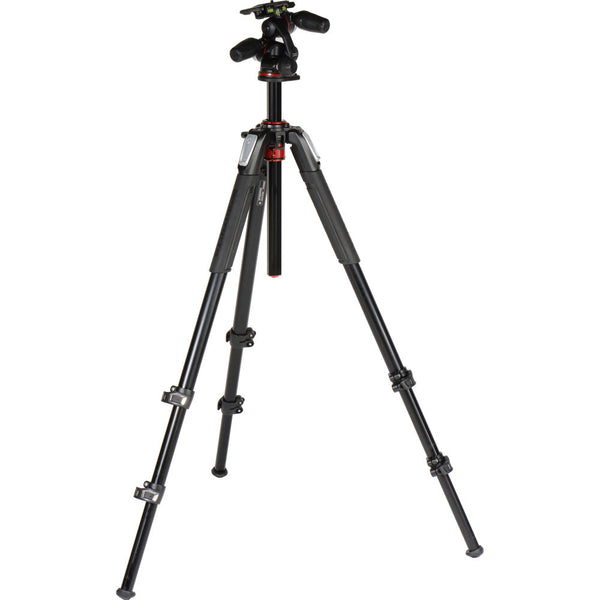 Manfrotto MT055XPRO3-3W Aluminum Tripod with 3-Way Pan/Tilt Head