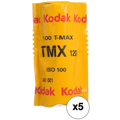 Kodak Professional T-Max 100 Black and White Negative Film (120 Roll Film) 5-Pack at PROCAM | procam.com