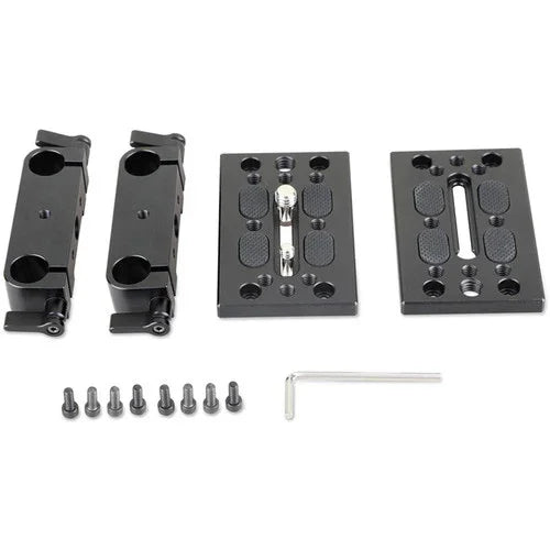SmallRig Tripod Mounting Kit with 2 x Plates and 2 x 15mm Rod Clamps at PROCAM | procam.com