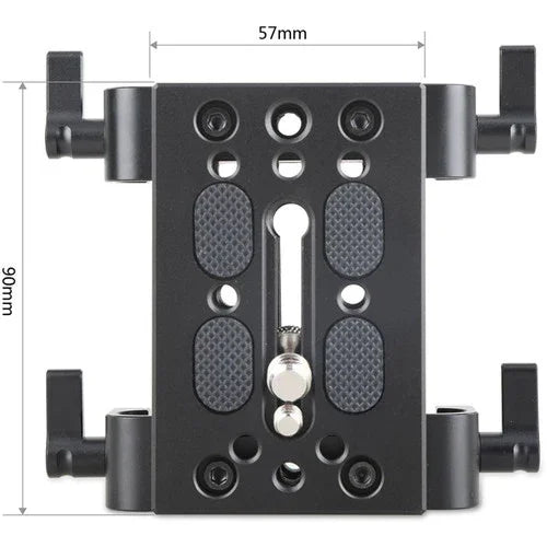 SmallRig Tripod Mounting Kit with 2 x Plates and 2 x 15mm Rod Clamps at PROCAM | procam.com