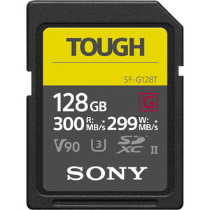 Sony SF-G TOUGH Series UHS-II SDXC Memory Card - 128GB at PROCAM | procam.com