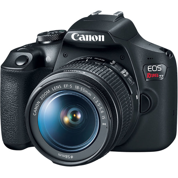 Canon EOS Rebel T7 DSLR Camera with EF-S 18-55mm IS II Lens