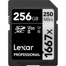 Lexar Professional 1667x UHS-II SDXC Memory Card - 256GB