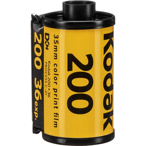 Kodak Gold 200 Color ISO 200 Negative Film (35mm Roll Film, 36 Exposures) 3-Pack at PROCAM | procam.com