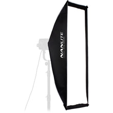 NanLite Asymmetrical Stripbank Softbox with Bowens Mount (18x43in)