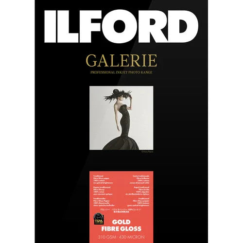 Ilford GALERIE Gold Fibre Gloss Paper (13 x 19", 25 Sheets) at PROCAM | procam.com