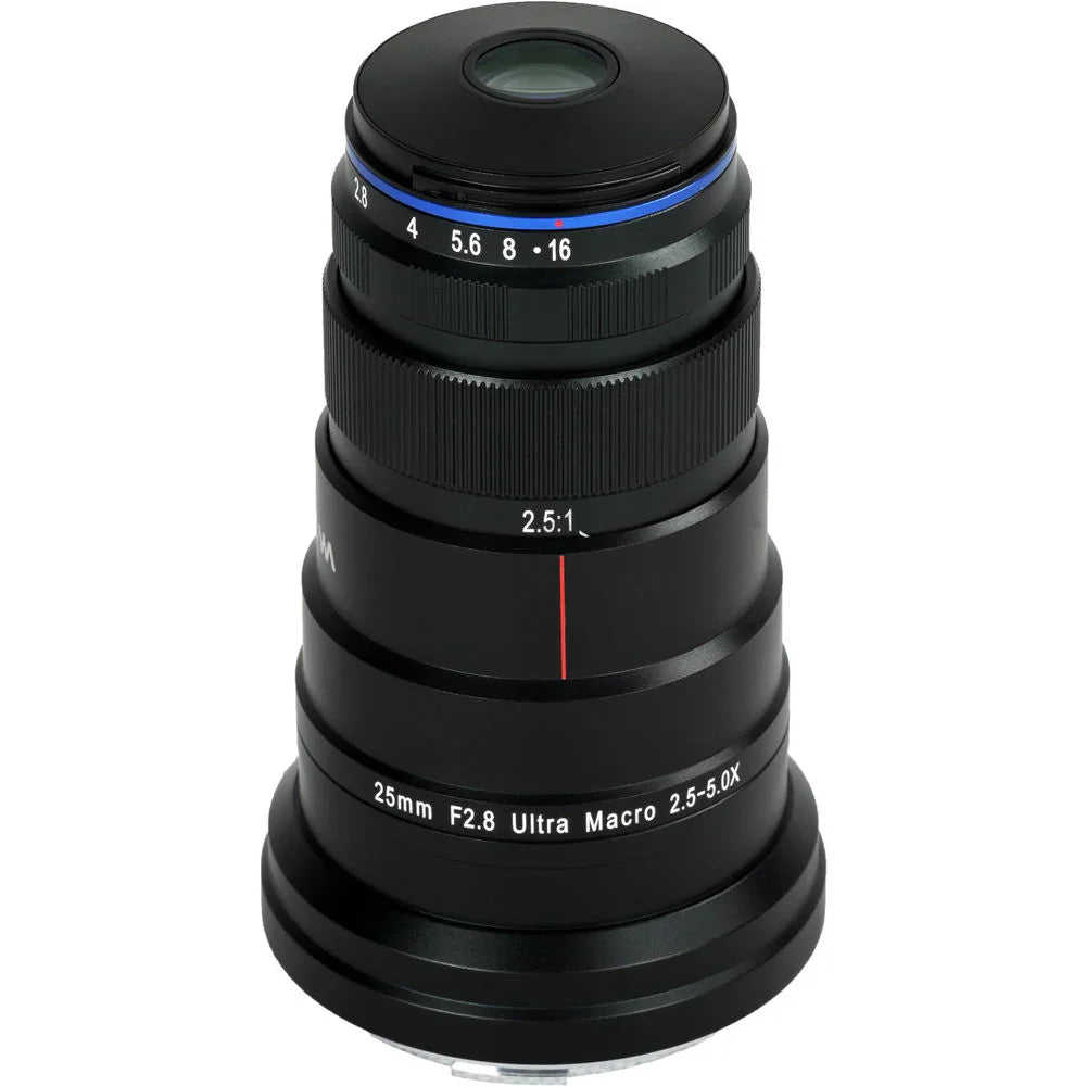 Laowa 25mm f/2.8 2.5-5X Ultra Macro Lens for Canon RF at PROCAM | procam.com