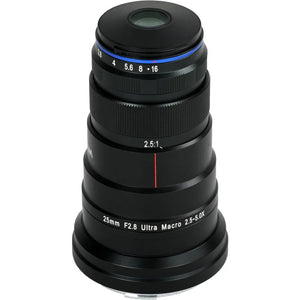 Laowa 25mm f/2.8 2.5-5X Ultra Macro Lens for Canon RF at PROCAM | procam.com