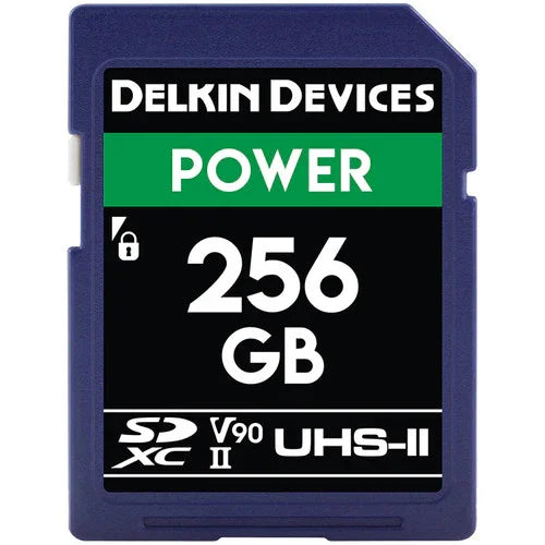 Delkin Devices 256GB POWER UHS-II SDXC Memory Card at PROCAM | procam.com