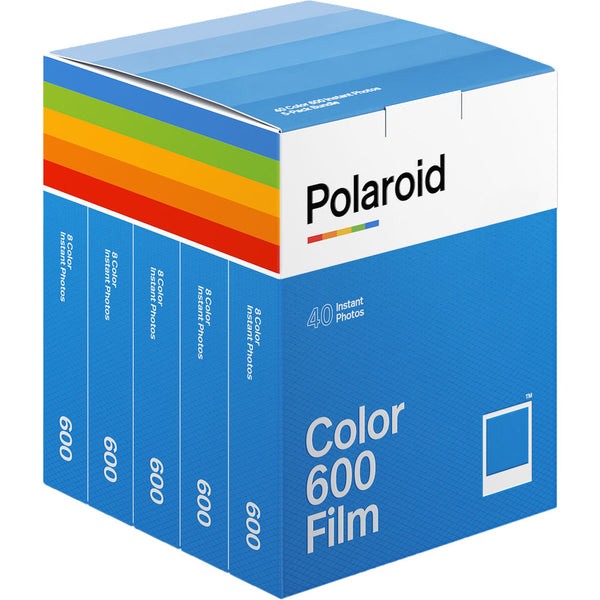Polaroid 600 Instant Color Film (5 Packs, 40 Exposures)