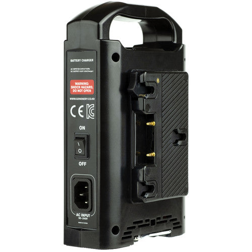 GEN ENERGY 2-Channel Battery Charger (Gold Mount)