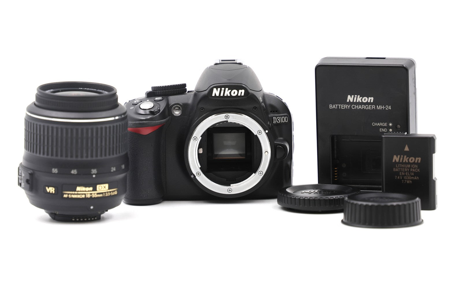 * USED * Nikon D3100 w/ Nikon 18-55mm f/3.5-5.6 G VR - SHUTTER 6072