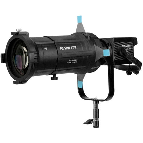 Nanlite Projection Attachment for Bowens Mount with 19° Lens at PROCAM | procam.com