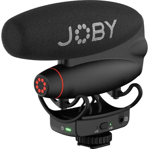 JOBY Wavo PRO DS Hybrid Analog/USB Camera-Mount Shotgun Microphone at PROCAM | procam.com
