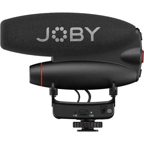 JOBY Wavo PRO DS Hybrid Analog/USB Camera-Mount Shotgun Microphone at PROCAM | procam.com