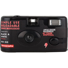Lomography Simple Use Reloadable Black & White Film Camera (27 Exposures)