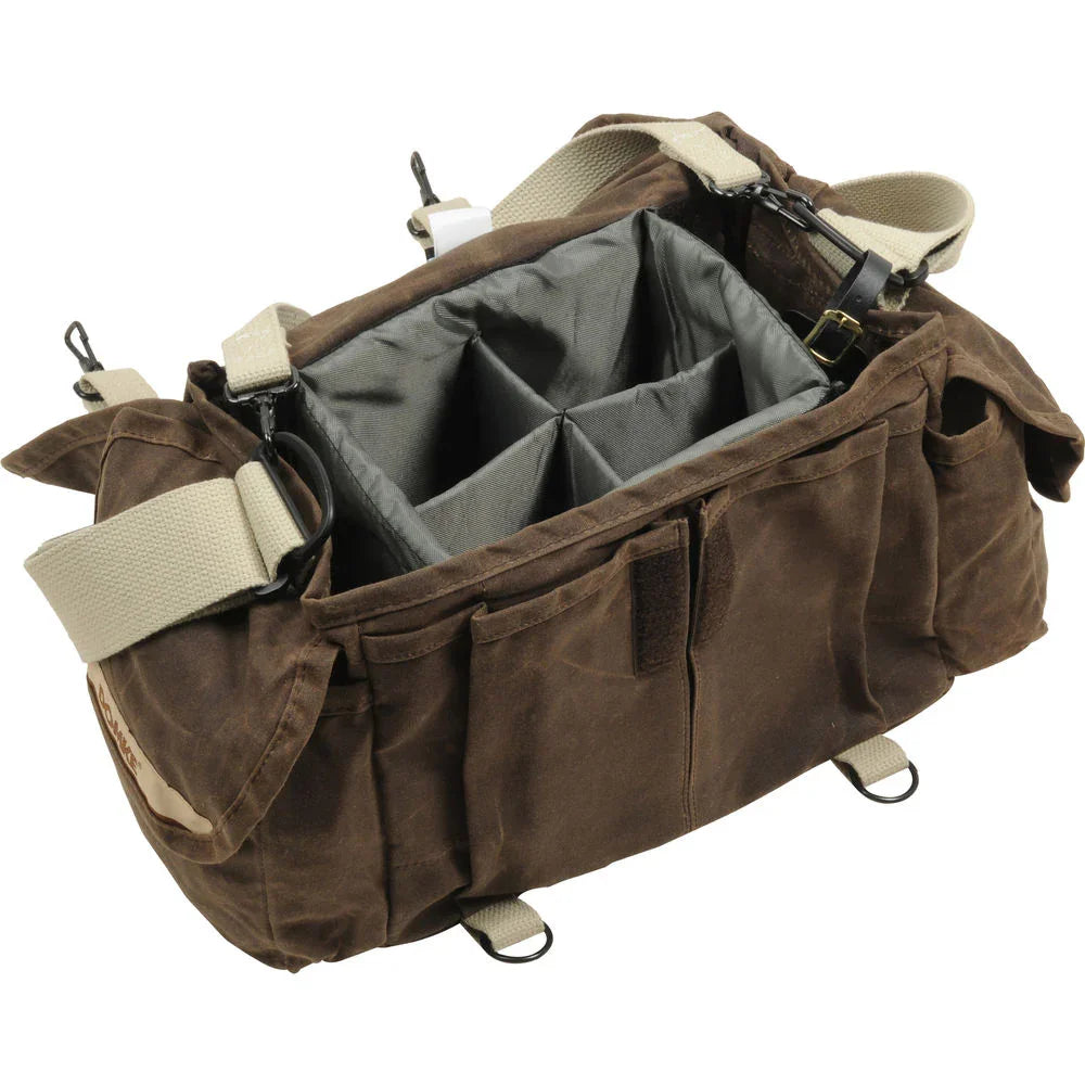 Domke F-2 Canvas Shoulder Bag (RuggedWear Brown) at PROCAM | procam.com