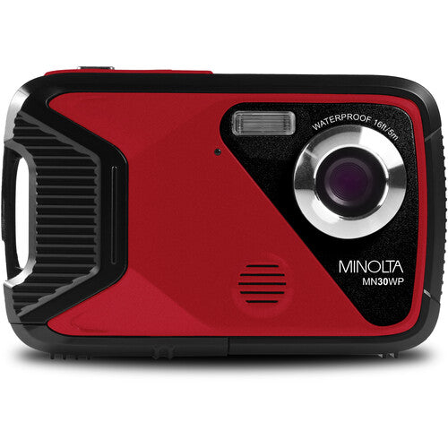 *** OPENBOX *** Minolta MN30WP Waterproof Digital Camera (Red)