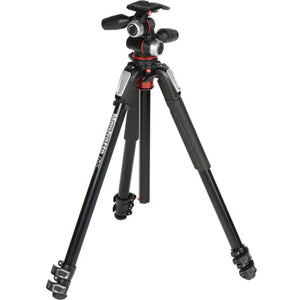 Manfrotto MT055XPRO3-3W Aluminum Tripod with 3-Way Pan/Tilt Head at PROCAM | procam.com