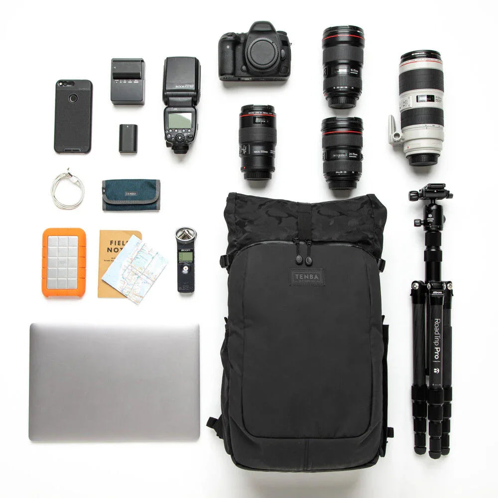 Tenba Fulton v2 16L Photo Backpack (Black & Black Camo) at PROCAM | procam.com