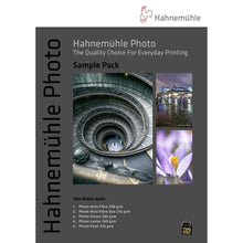Hahnemuhle Photo Paper Sample Pack (8.5" x 11" , 12 Sheets)