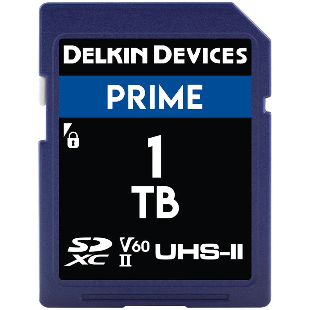 Delkin Devices PRIME UHS-II (V60) SD Memory Card - 1TB at PROCAM | procam.com