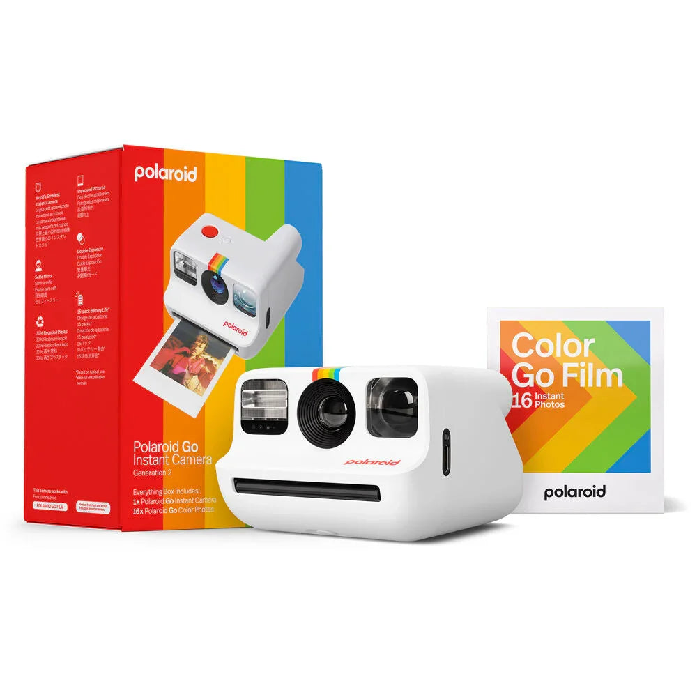 Polaroid Go Gen 2 Instant Camera (White) - Starter Bundle at PROCAM | procam.com