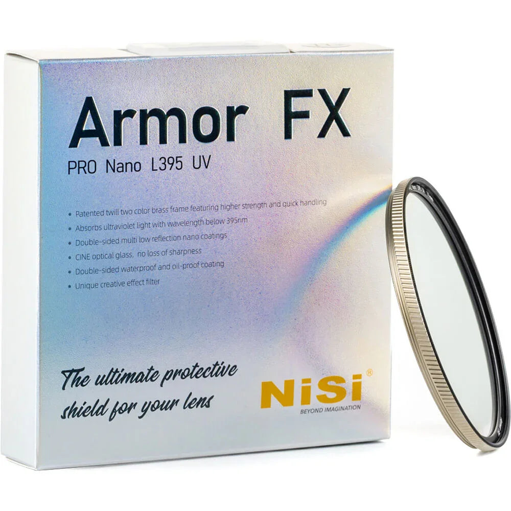 NiSi Armor FX PRO Nano L395 UV Protection Filter - 77mm at PROCAM | procam.com
