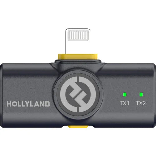 Hollyland LARK M2 DUO 2-Person Wireless Combo Microphone System (2.4 GHz, Shine Charcoal) at PROCAM | procam.com