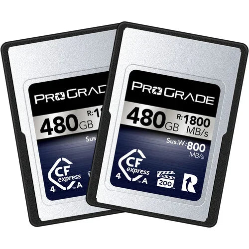 ProGrade Digital CFexpress Type A 4.0 VPG 200 Memory Card - 480GB (2-Pack) at PROCAM | procam.com