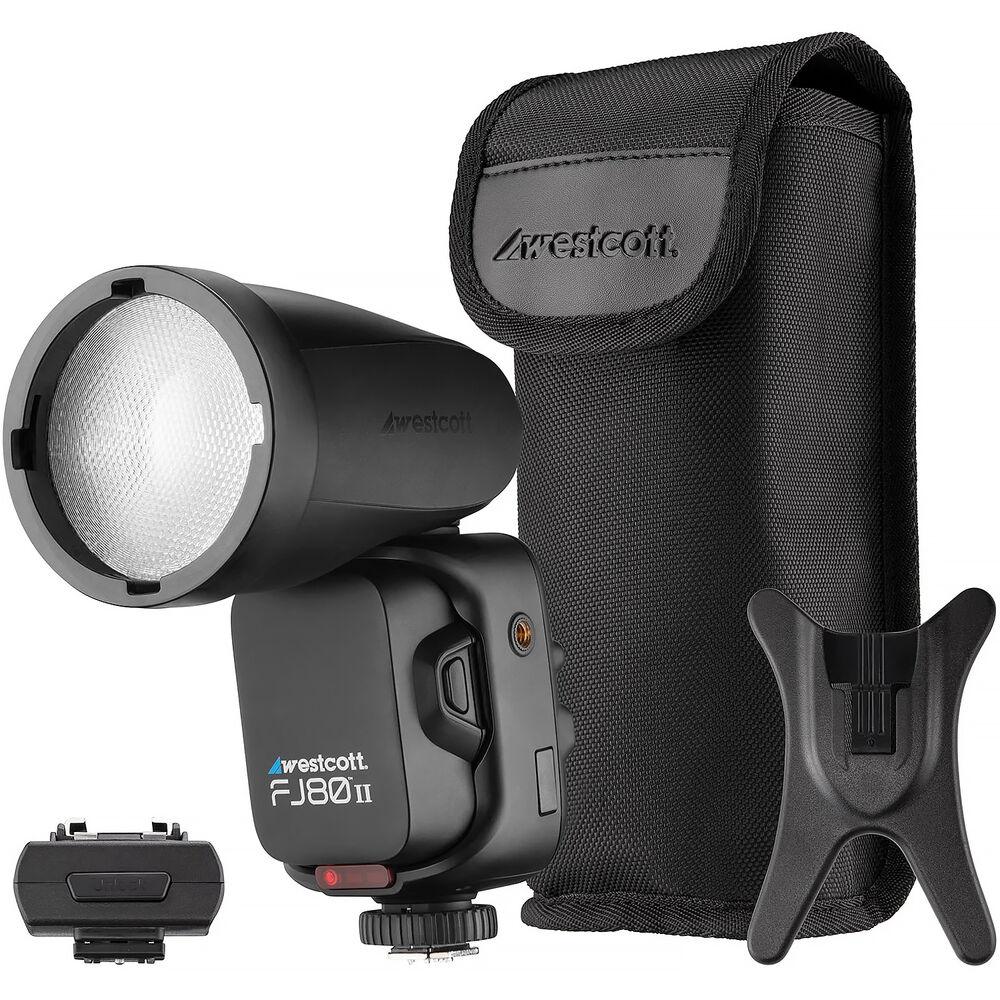 Westcott FJ80 II M Universal Touchscreen 80Ws Speedlight with Adapter for Sony Cameras (V1) at PROCAM | procam.com