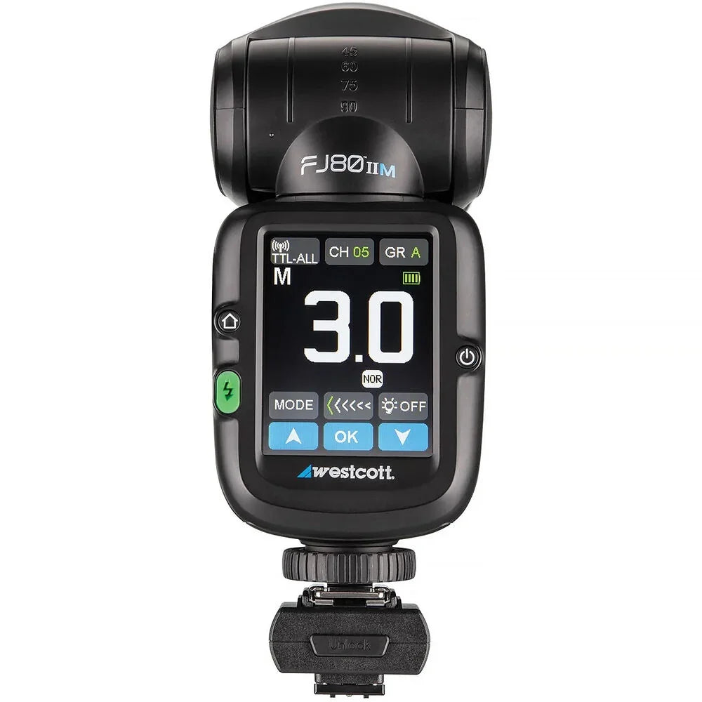 Westcott FJ80 II M Universal Touchscreen 80Ws Speedlight with Adapter for Sony Cameras (V1) at PROCAM | procam.com