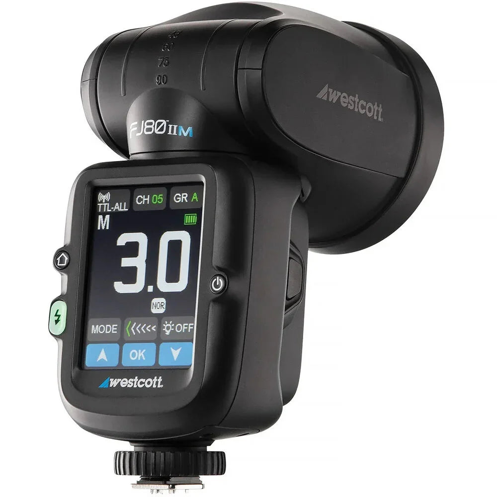 Westcott FJ80 II M Universal Touchscreen 80Ws Speedlight with Adapter for Sony Cameras (V1) at PROCAM | procam.com