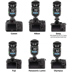 Westcott FJ80 II M Universal Touchscreen 80Ws Speedlight with Adapter for Sony Cameras (V1) at PROCAM | procam.com