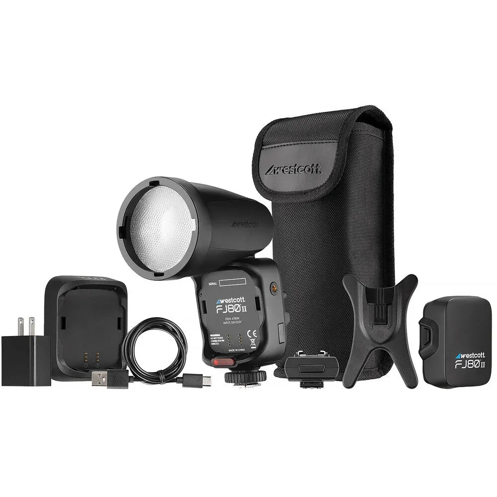 Westcott FJ80 II M Universal Touchscreen 80Ws Speedlight with Adapter for Sony Cameras (V1) at PROCAM | procam.com
