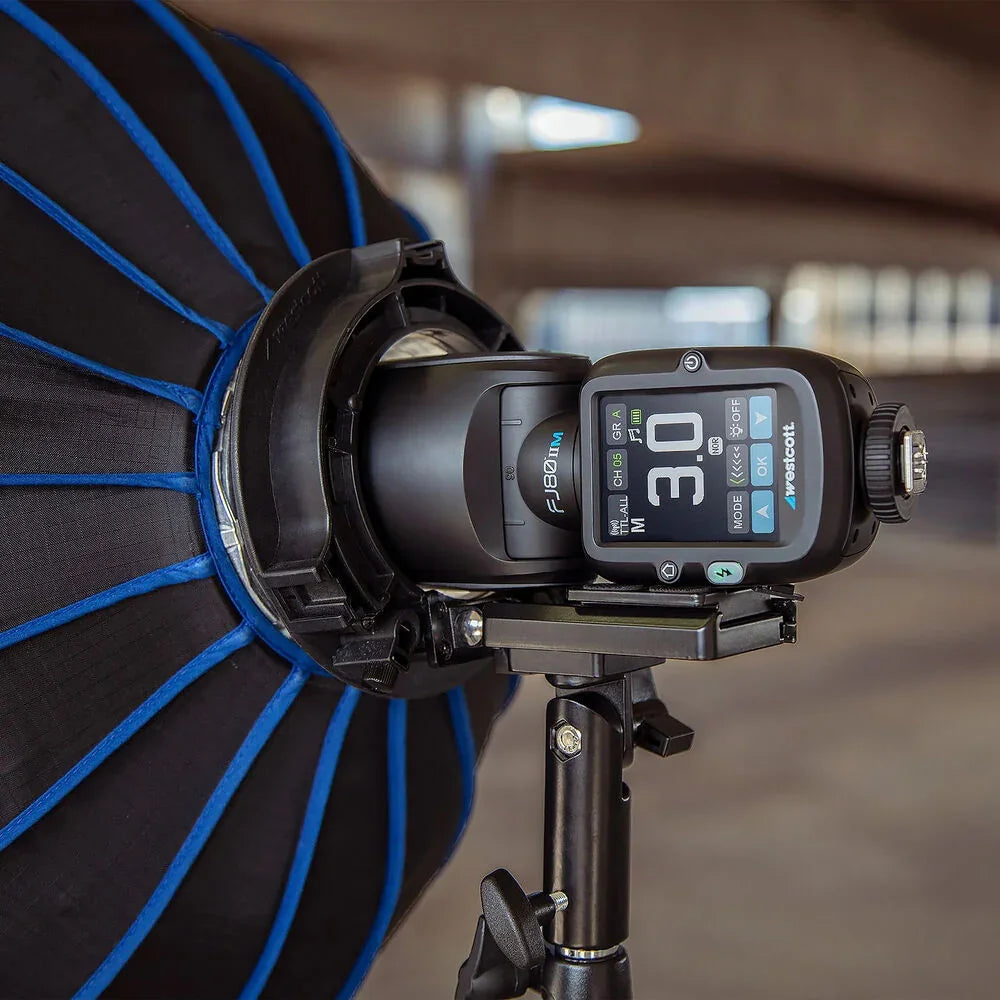 Westcott FJ80 II M Universal Touchscreen 80Ws Speedlight with Adapter for Sony Cameras (V1) at PROCAM | procam.com