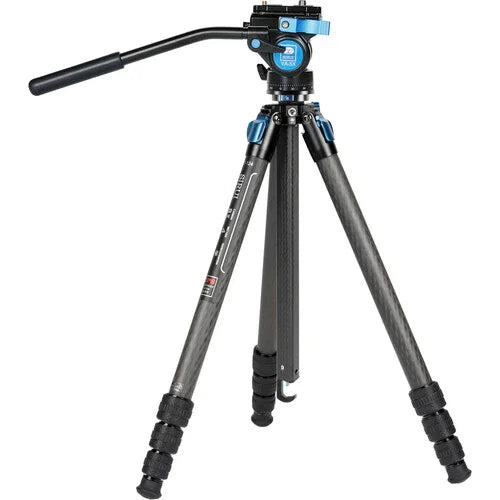 Sirui ST124 4-Section Carbon Fiber Tripod & VA-5 X Fluid Head Kit at PROCAM | procam.com