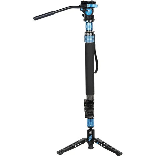 Sirui P-424FS Carbon Fiber Monopod with VA-5X Video Head Kit at PROCAM | procam.com