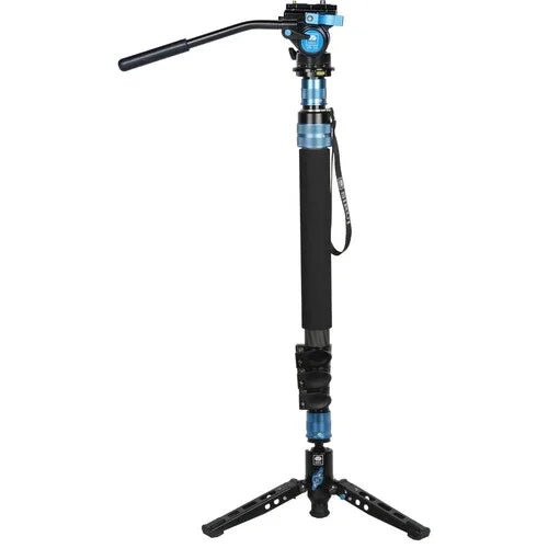 Sirui P-424FS Carbon Fiber Monopod with VA-5X Video Head Kit at PROCAM | procam.com
