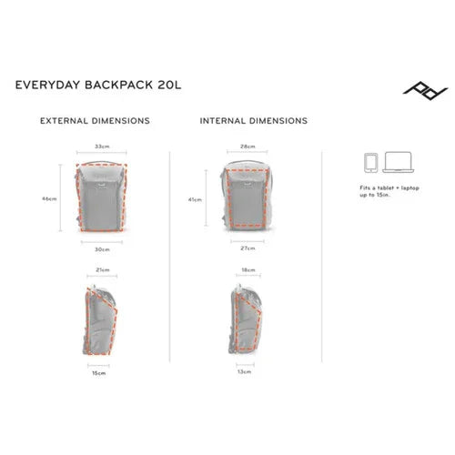 Peak Design Everyday Backpack v2 (20L, Charcoal) at PROCAM | procam.com
