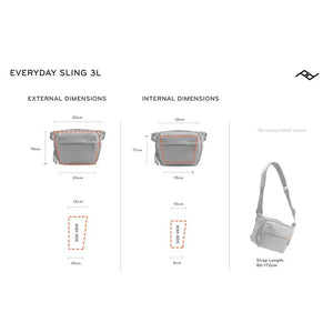 Peak Design Everyday Sling v2 (Black, 3L) at PROCAM | procam.com