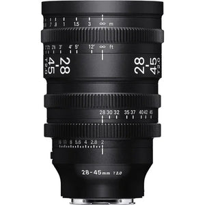 Sigma 28-45mm T2 Cine Zoom Lens with AF for Sony E at PROCAM | procam.com