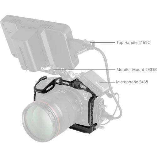 SmallRig "Black Mamba" Camera Cage for Canon EOS R5 Mark II at PROCAM | procam.com