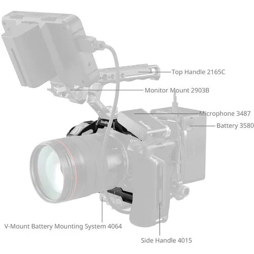 SmallRig "Black Mamba" Camera Cage for Canon EOS R5 Mark II at PROCAM | procam.com
