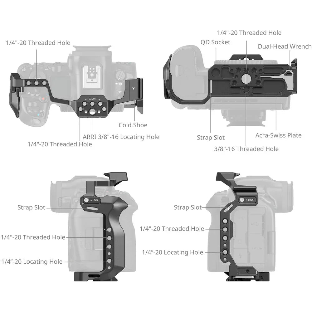 Canon R5 Small Rig Screen SmallRig Cage for Canon EOS R5 Mark II at PROCAM | Shop Camera, Photo ...