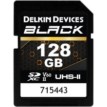 Delkin Devices BLACK UHS-II V60 SDXC Memory Card - 128GB