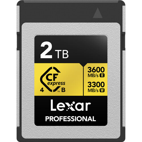 Lexar Professional GOLD CFexpress 4.0 Type B Memory Card - 2TB