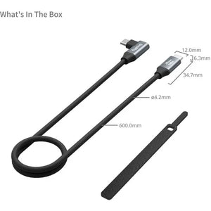 SmallRig USB-C Straight-to-Right Angled Cable (23.6") at PROCAM | procam.com