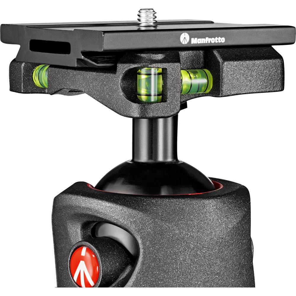 Manfrotto 055 Carbon Fiber 3-Section Tripod with Horizontal Column with XPRO Ball Head Kit at PROCAM | procam.com