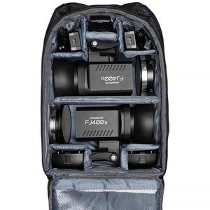 Westcott FJ400 II Strobe 2-Light Backpack Kit w/ FJ-X3 M Universal Wireless Trigger at PROCAM | procam.com